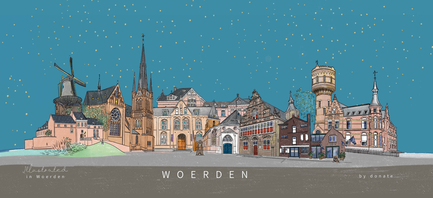 Panorama Woerden Iconen in kleur