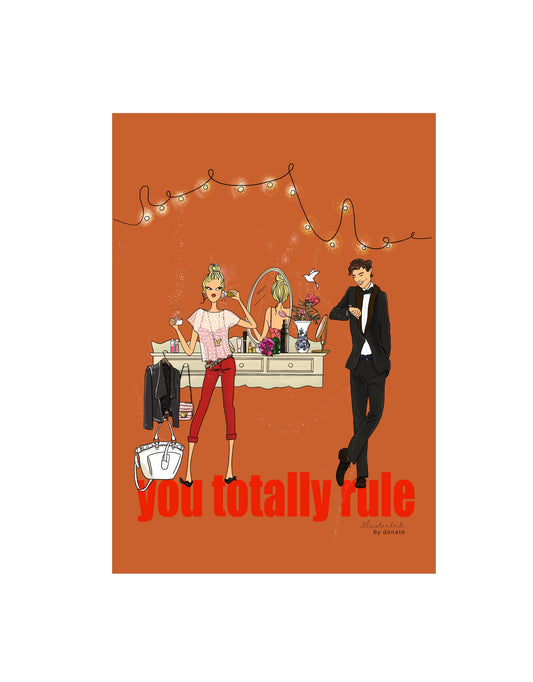 You totally rule - for you (A6 10,5 cm x 14,8 cm)